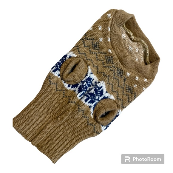 NWT. Pet Turtleneck Sweater, Classic Knitwear for Small Dogs &Cats. Size Medium. - Picture 4 of 6